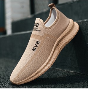 Men Breathable Fly Weave Soft Bottom Cushioned Comfy Running Casual Sports Sneakers