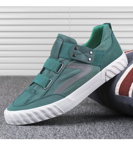 Men Cloth Breathable Slip Resiatant Soft Sole Low Top Casual Sneakers