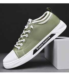 Men Breathable Comfy Sole Non Slip Umbrella Cloth Lace Up Casual Court Shoes